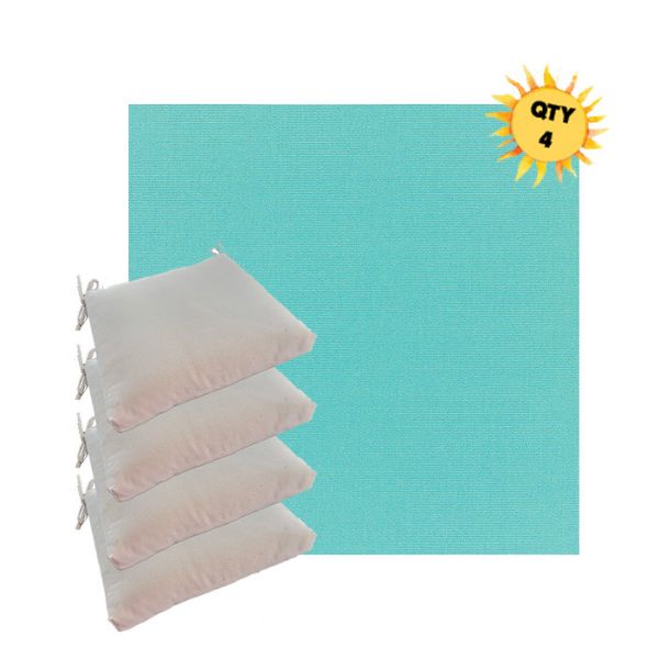 Outdoor Dining Chair Cushions in Sunbrella Outdoor Fabrics - Order in Sets of 4