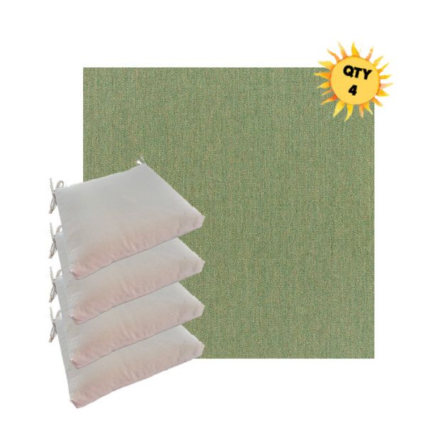 Outdoor Dining Chair Cushions in Sunbrella Outdoor Fabrics - Order in Sets of 4