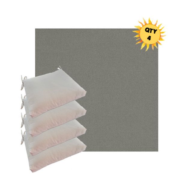 Outdoor Dining Chair Cushions in Sunbrella Outdoor Fabrics - Order in Sets of 4
