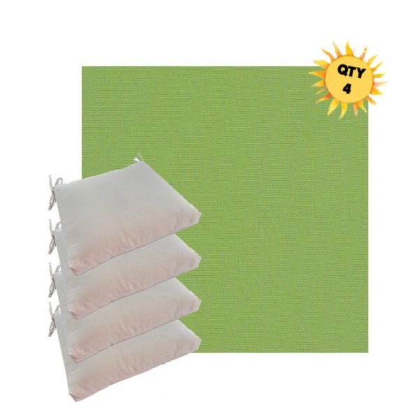 Outdoor Dining Chair Cushions in Sunbrella Outdoor Fabrics - Order in Sets of 4