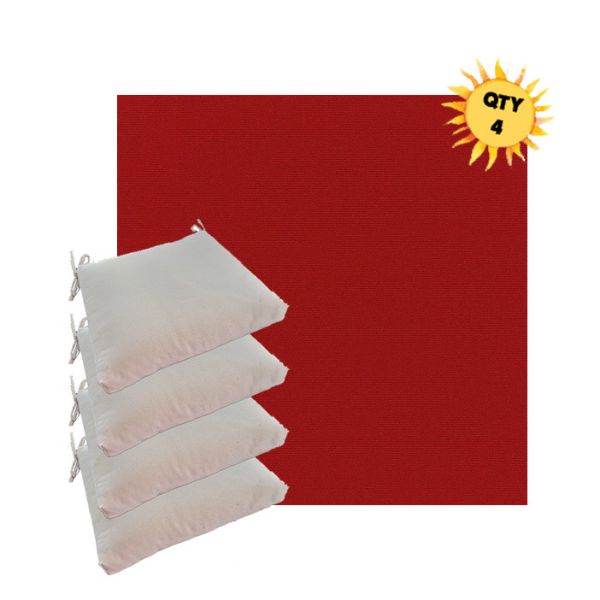 Outdoor Dining Chair Cushions in Sunbrella Outdoor Fabrics - Order in Sets of 4