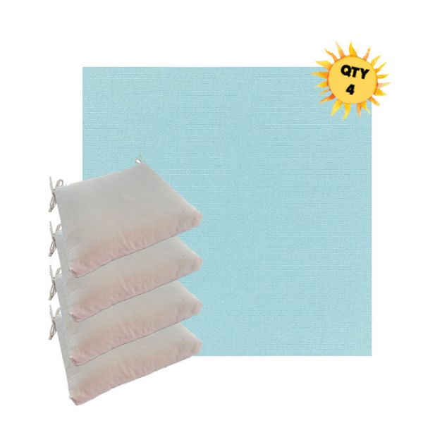 Outdoor Dining Chair Cushions in Sunbrella Outdoor Fabrics - Order in Sets of 4