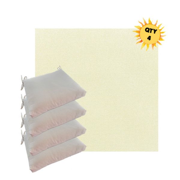 Outdoor Dining Chair Cushions in Sunbrella Outdoor Fabrics - Order in Sets of 4