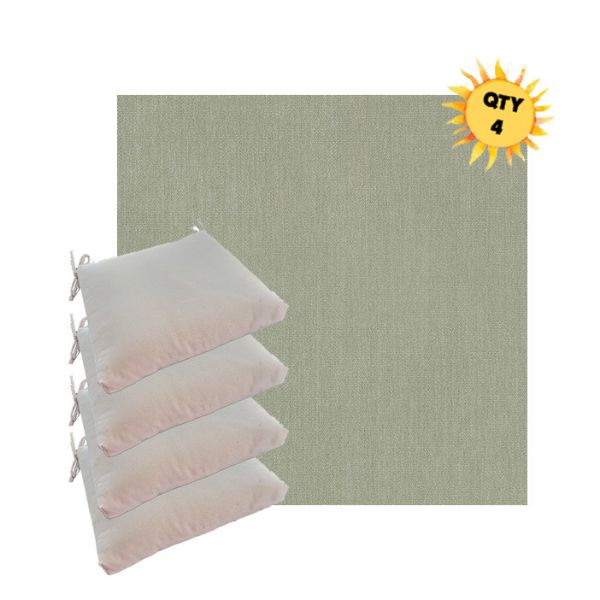 Outdoor Dining Chair Cushions in Sunbrella Outdoor Fabrics - Order in Sets of 4