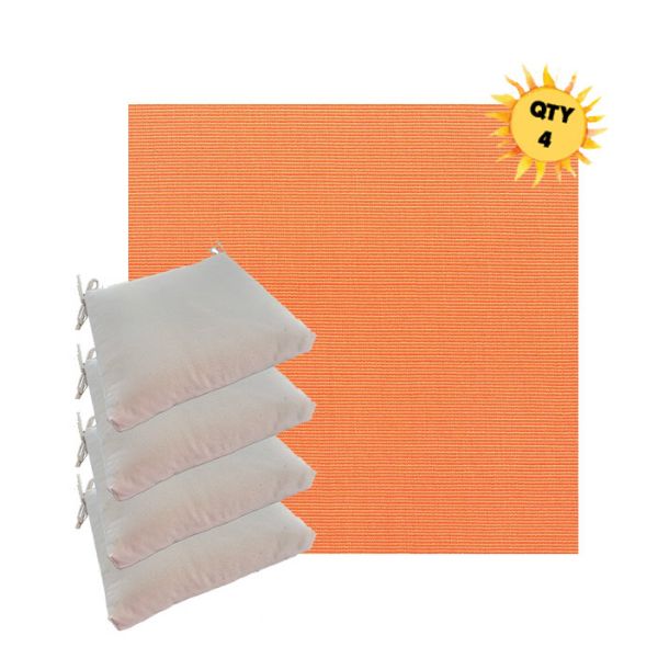 Outdoor Dining Chair Cushions in Sunbrella Outdoor Fabrics - Order in Sets of 4