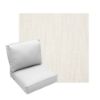 Deep Seating Patio Chair Cushions | Center Seam Style | Sunbrella
