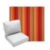 Deep Seating Patio Chair Cushions | Center Seam Style | Sunbrella