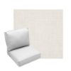 Deep Seating Patio Chair Cushions | Center Seam Style | Sunbrella