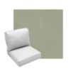 Deep Seating Patio Chair Cushions | Center Seam Style | Sunbrella