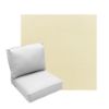 Deep Seating Patio Chair Cushions | Center Seam Style | Sunbrella