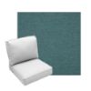 Deep Seating Patio Chair Cushions | Center Seam Style | Sunbrella