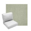 Deep Seating Patio Chair Cushions | Center Seam Style | Sunbrella