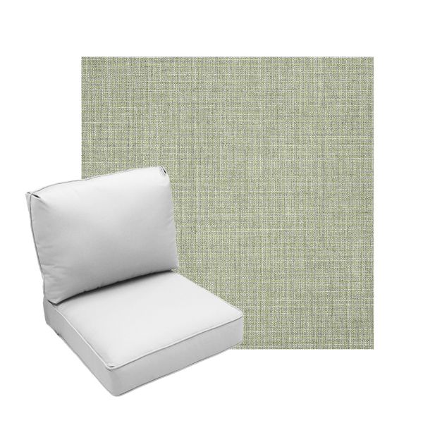 Deep Seating Patio Chair Cushions | Center Seam Style | Sunbrella