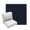 Deep Seating Patio Chair Cushions | Center Seam Style | Sunbrella