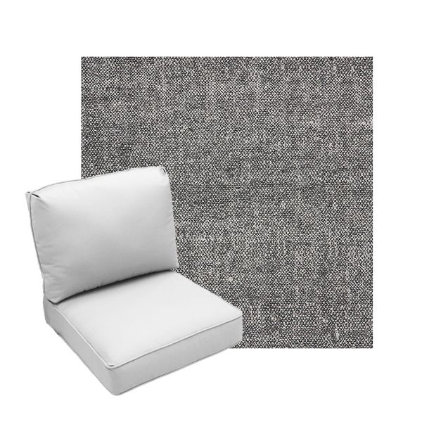 Deep Seating Patio Chair Cushions | Center Seam Style | Sunbrella