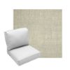 Deep Seating Patio Chair Cushions | Center Seam Style | Sunbrella