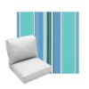 Deep Seating Patio Chair Cushions | Center Seam Style | Sunbrella