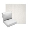 Deep Seating Patio Chair Cushions | Center Seam Style | Sunbrella
