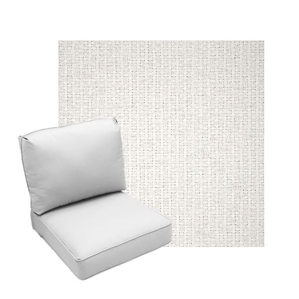 Deep Seating Patio Chair Cushions | Center Seam Style | Sunbrella