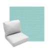 Deep Seating Patio Chair Cushions | Center Seam Style | Sunbrella