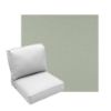 Deep Seating Patio Chair Cushions | Center Seam Style | Sunbrella