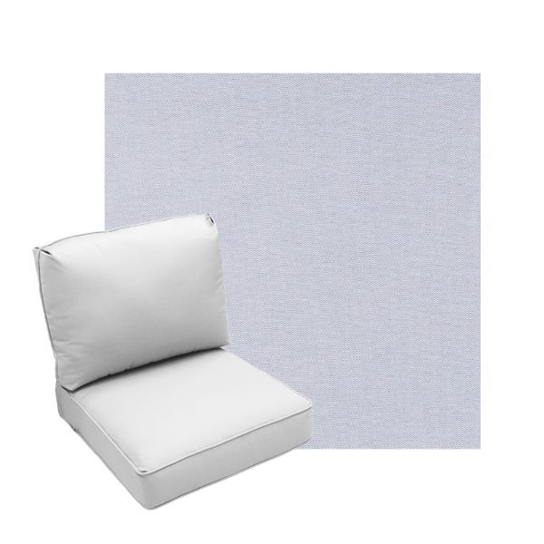 Deep Seating Patio Chair Cushions | Center Seam Style | Sunbrella