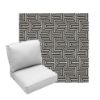 Deep Seating Patio Chair Cushions | Center Seam Style | Sunbrella