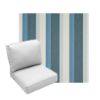 Deep Seating Patio Chair Cushions | Center Seam Style | Sunbrella