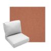 Deep Seating Patio Chair Cushions | Center Seam Style | Sunbrella