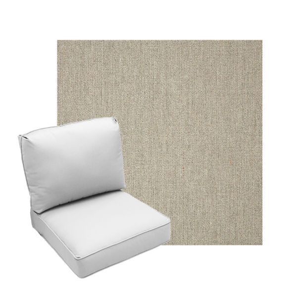 Deep Seating Patio Chair Cushions | Center Seam Style | Sunbrella