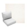 Deep Seating Patio Chair Cushions | Center Seam Style | Sunbrella