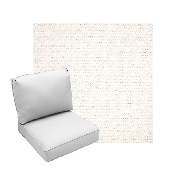 Deep Seating Patio Chair Cushions | Center Seam Style | Sunbrella