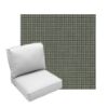 Deep Seating Patio Chair Cushions | Center Seam Style | Sunbrella