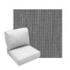 Deep Seating Patio Chair Cushions | Center Seam Style | Sunbrella