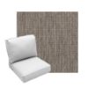 Deep Seating Patio Chair Cushions | Center Seam Style | Sunbrella