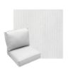 Deep Seating Patio Chair Cushions | Center Seam Style | Sunbrella