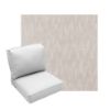 Deep Seating Patio Chair Cushions | Center Seam Style | Sunbrella