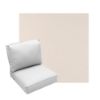 Deep Seating Patio Chair Cushions | Center Seam Style | Sunbrella