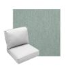 Deep Seating Patio Chair Cushions | Center Seam Style | Sunbrella