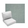 Deep Seating Patio Chair Cushions | Center Seam Style | Sunbrella