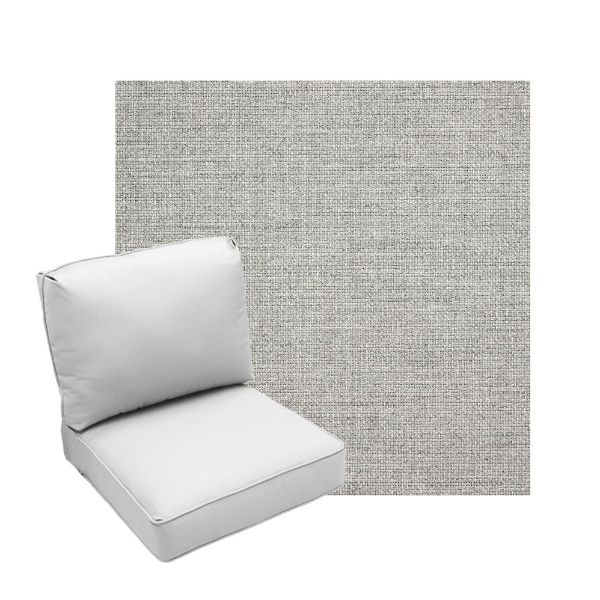 Deep Seating Patio Chair Cushions | Center Seam Style | Sunbrella