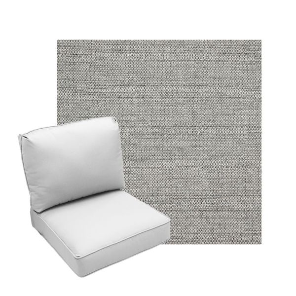 Deep Seating Patio Chair Cushions | Center Seam Style | Sunbrella