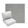 Deep Seating Patio Chair Cushions | Center Seam Style | Sunbrella