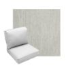 Deep Seating Patio Chair Cushions | Center Seam Style | Sunbrella