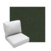Deep Seating Patio Chair Cushions | Center Seam Style | Sunbrella