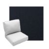 Deep Seating Patio Chair Cushions | Center Seam Style | Sunbrella