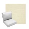 Deep Seating Patio Chair Cushions | Center Seam Style | Sunbrella