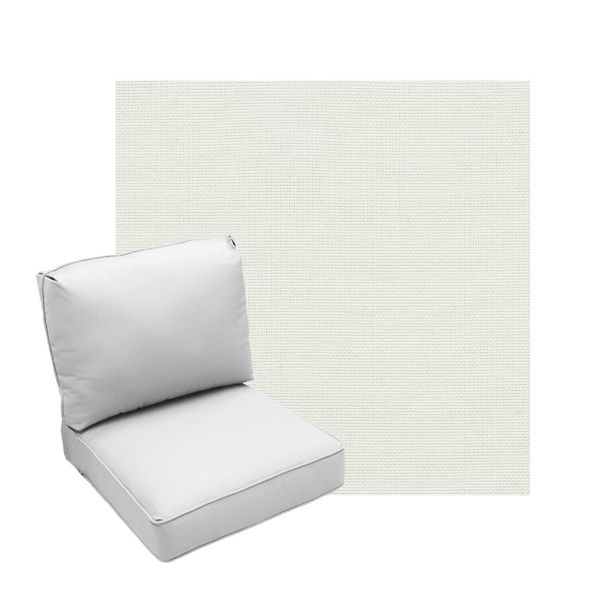 Deep Seating Patio Chair Cushions | Center Seam Style | Sunbrella