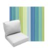 Deep Seating Patio Chair Cushions | Center Seam Style | Sunbrella