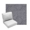 Deep Seating Patio Chair Cushions | Center Seam Style | Sunbrella